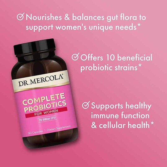 Complete Probiotics for Women 70 Billion CFU, DRM